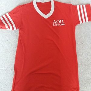 Αοπ bid day 2008 tee